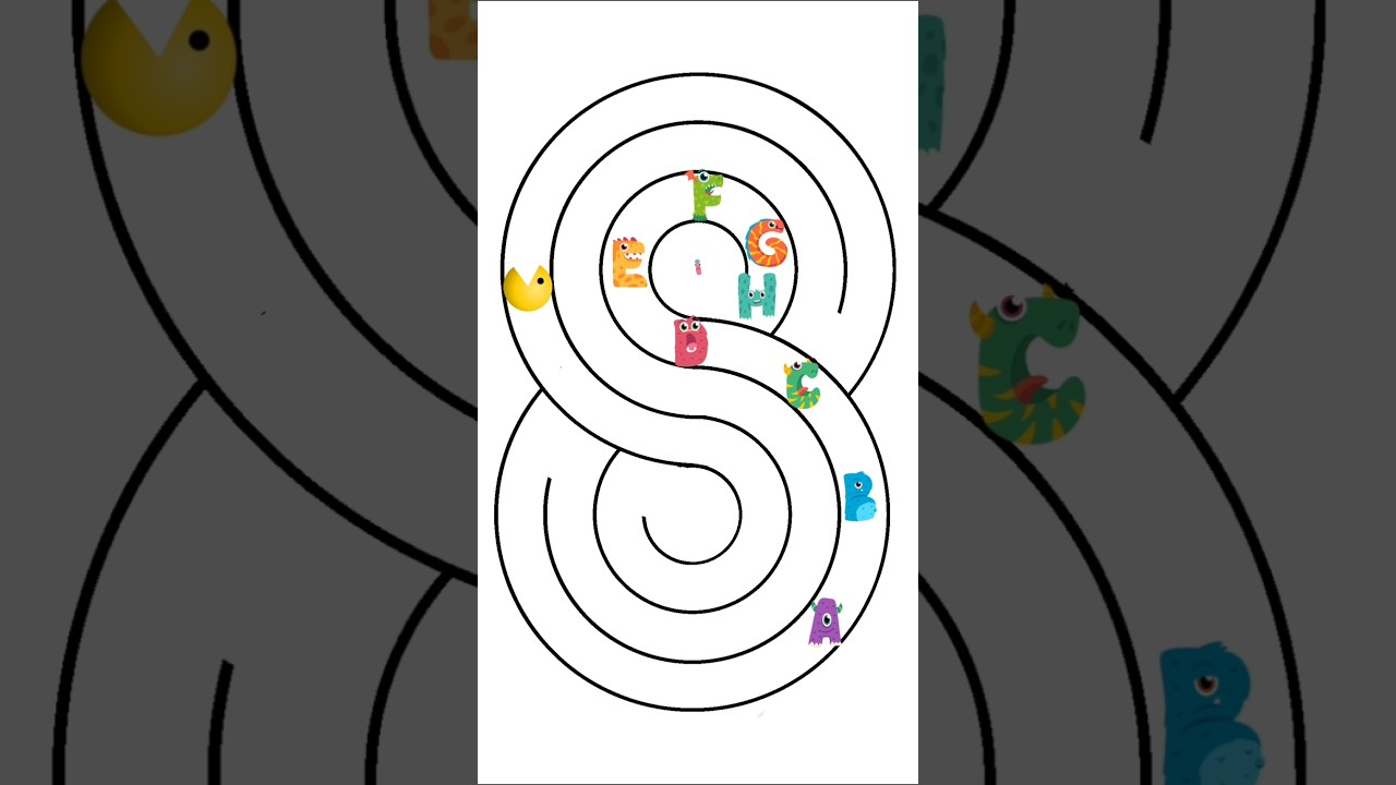Running Alphabet - some escape #irrgarten