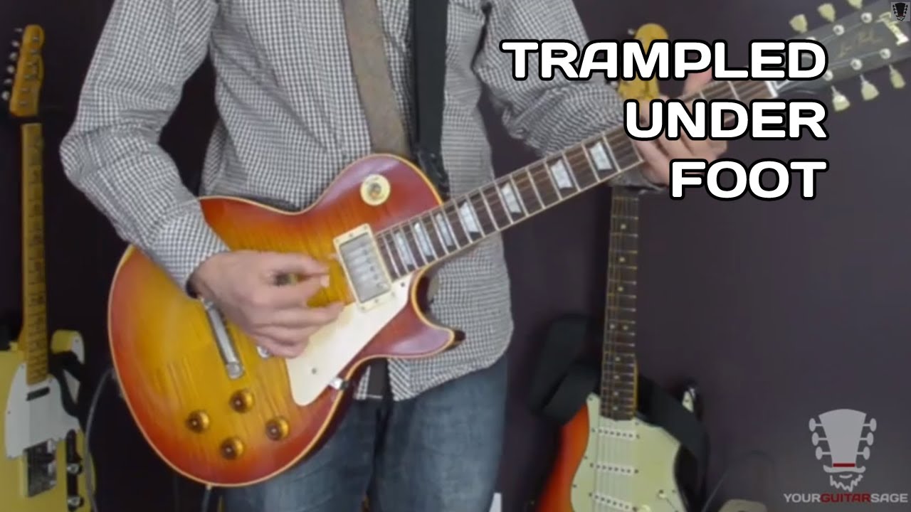 How to play Trampled Under Foot - Led Zeppelin Guitar Lesson