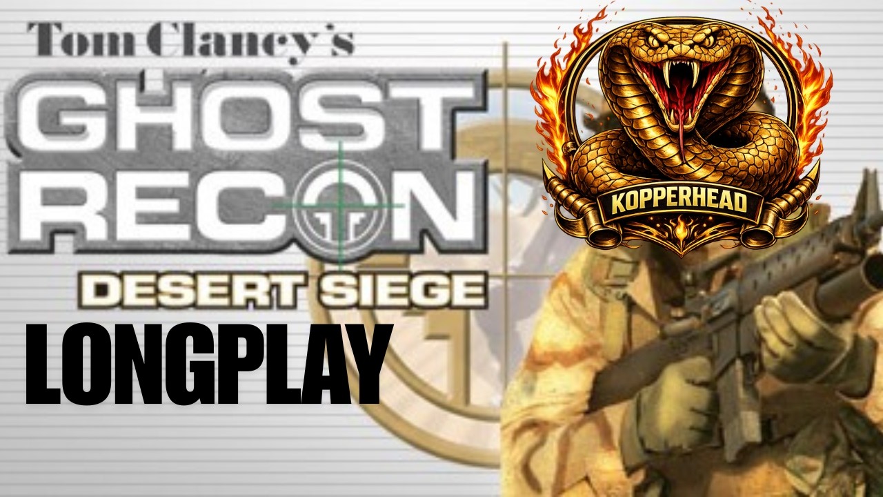 I BEAT DESERT SIEGE (ON VETERAN) - Tom Clancy's Ghost Recon: Desert Siege (2002) Longplay