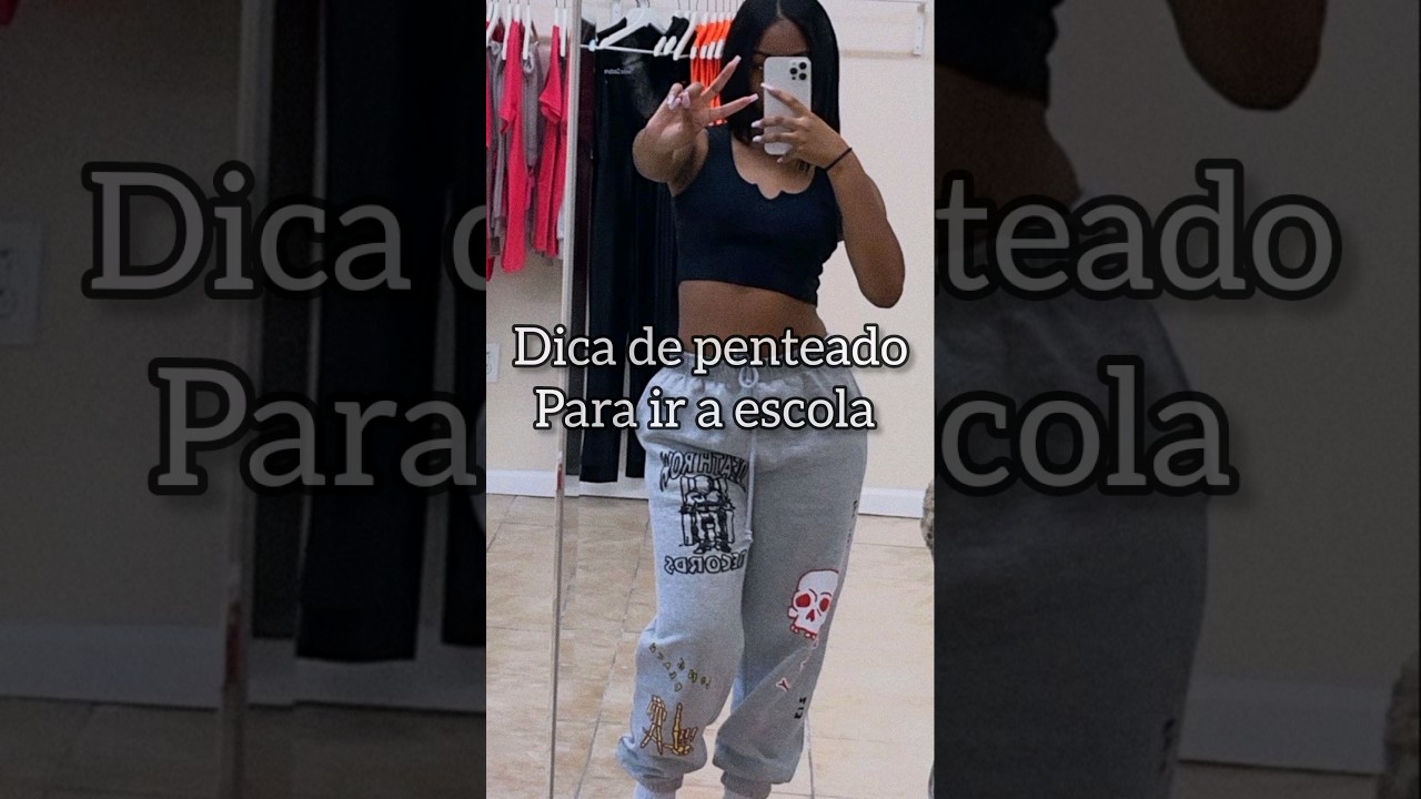 Dica de penteado para ir a escola 😍#shorts #voltaasaulas #cachos #penteados #hashtag #fyp #tutorial