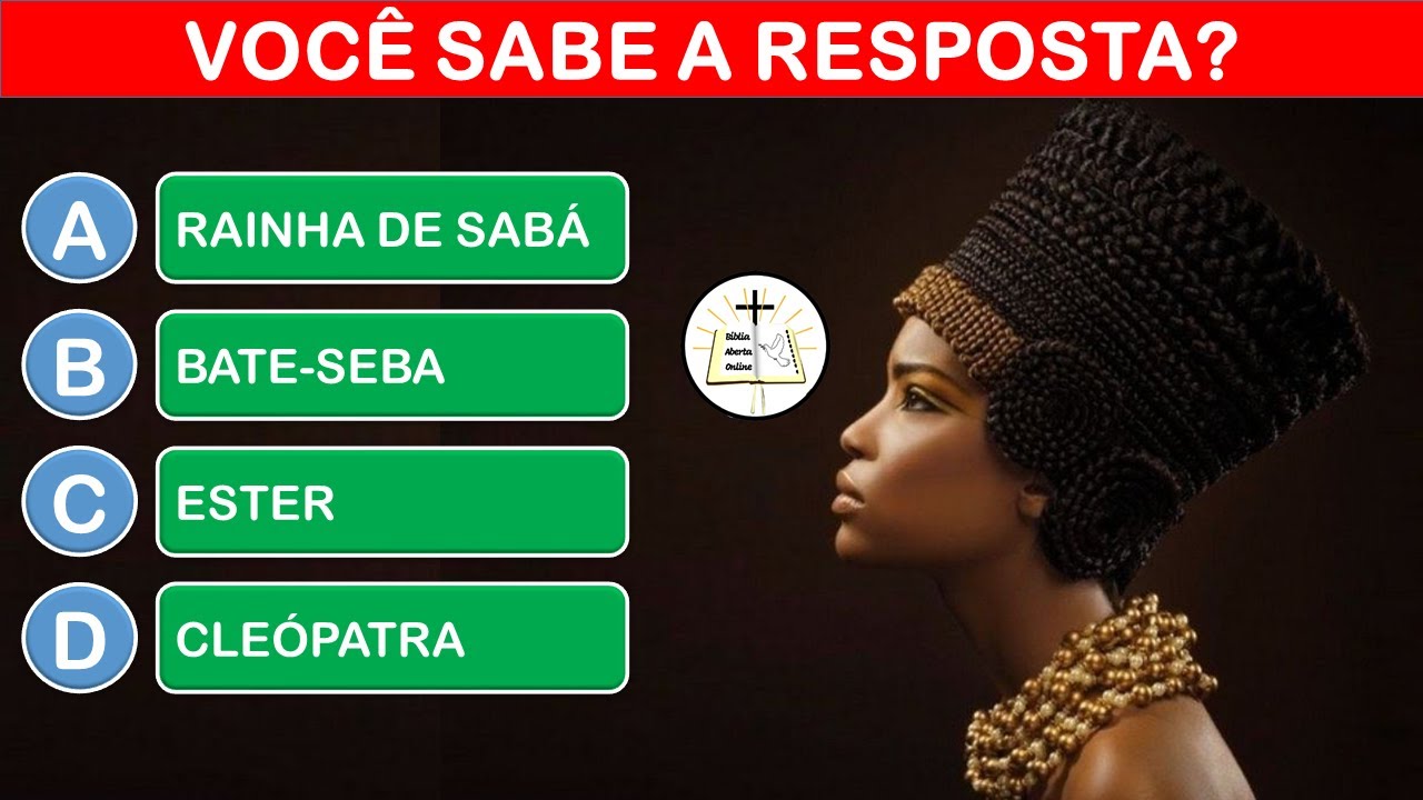 20 PERGUNTAS BÍBLICAS DE NÍVEL FÁCIL MÉDIO E DIFÍCIL - QUIZ BÍBLICO #1