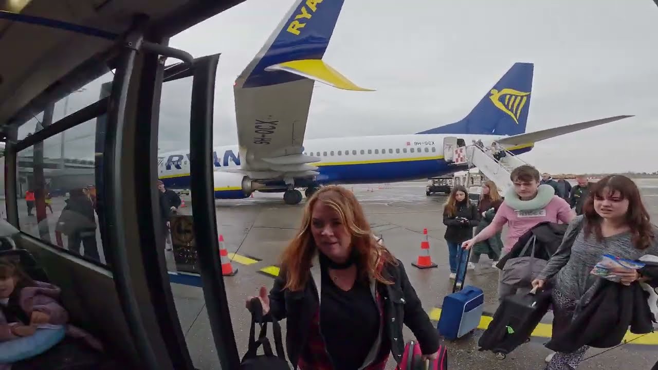 Arrival to Pisa Airport Italy