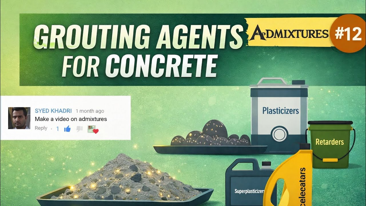 Grouting Agents for Concrete || Admixtures #12