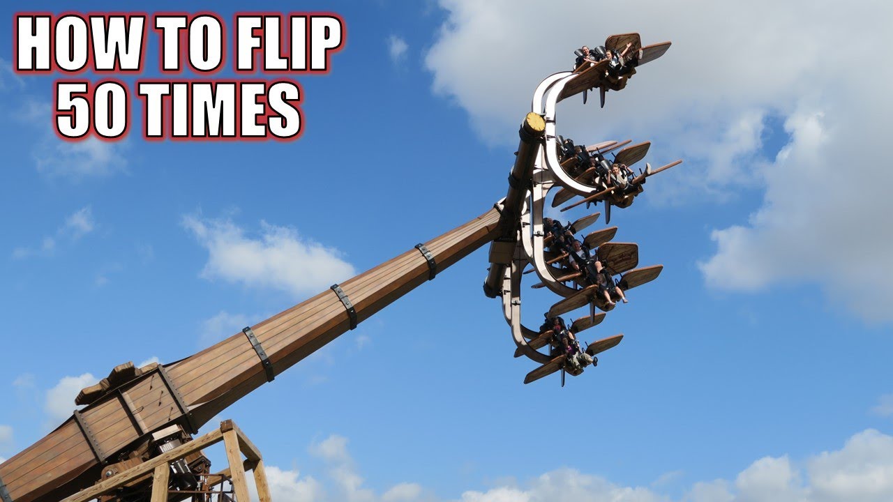 Как сделать 50 переворотов на Gerstlauer Sky Rollers, Sky Flies и подобных аттракционах
