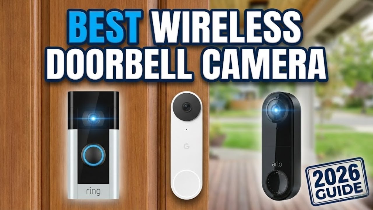 Best Wireless Doorbell Camera | Crystal Clear 2K & Dual Lens Security!