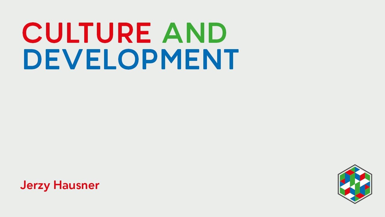 Key-note lecture: Culture and Development