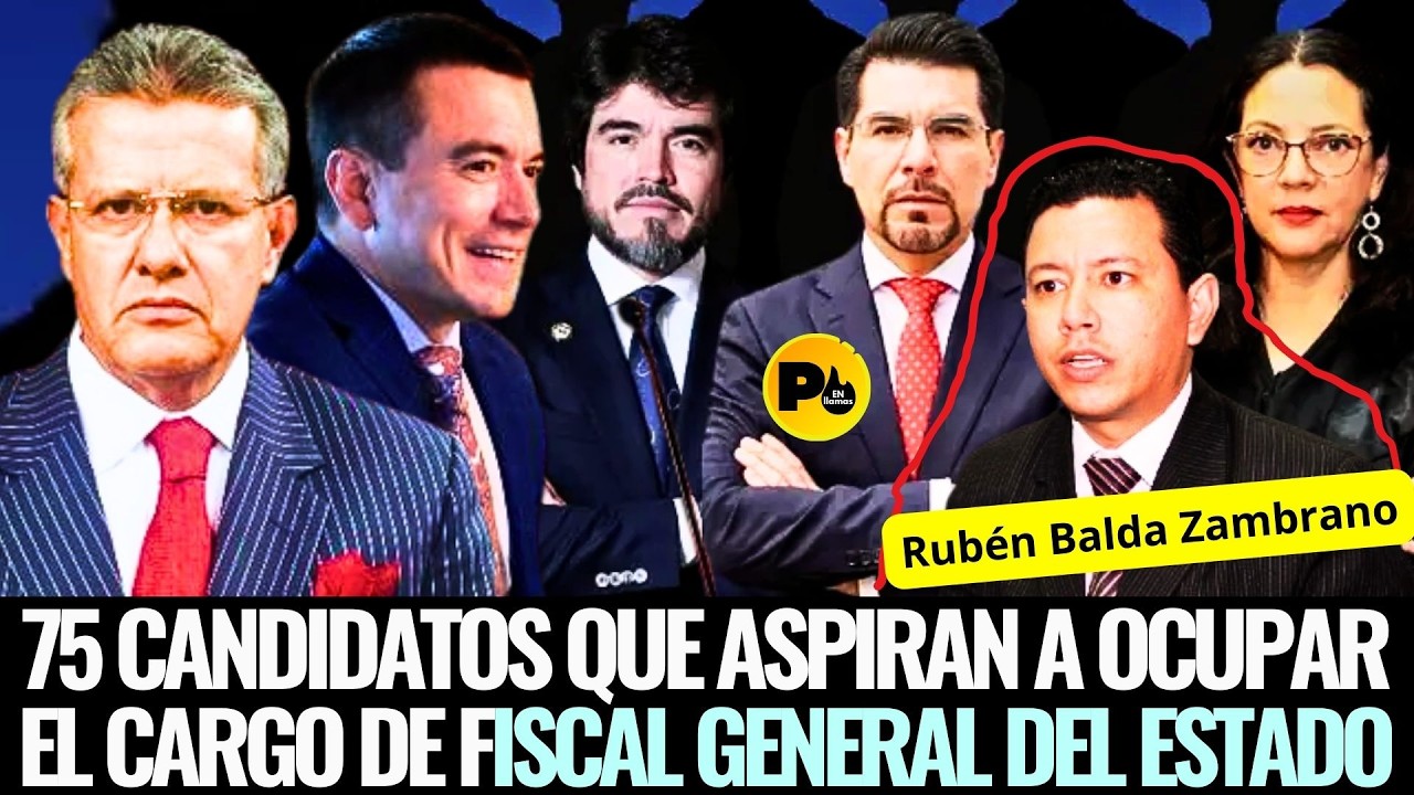 Dr. Augusto Tandazo (75 candidatos que aspiran a ocupar el cargo de Fiscal General del Estado)