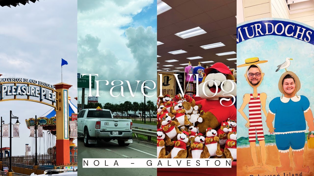 GALVESTON TRAVEL DAY | Extreme Weather in Texas, Buccee's Pit Stop, Spark by Hilton @ Galveston