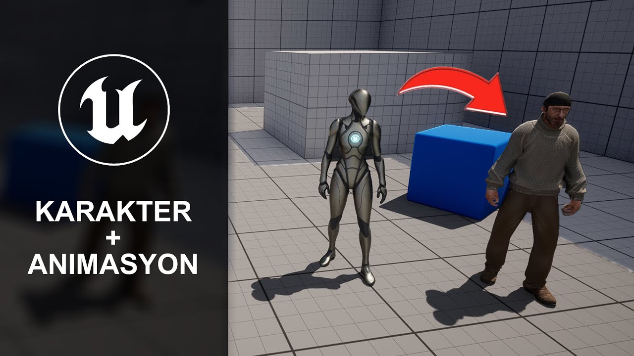 Oyun Yapmak için Karakter ve Animasyon Değişimi : Retarget | Unreal Engine 5