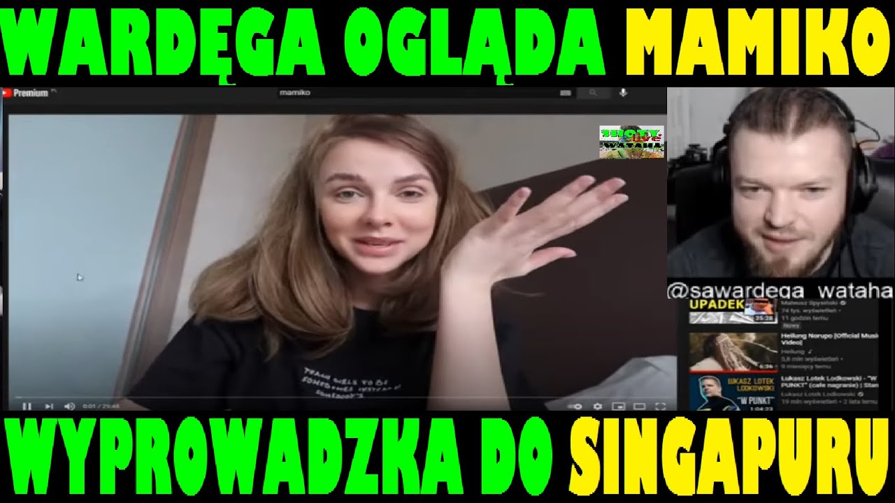 WARDĘGA OGLĄDA ODCINEK MAMIKO WYPROWADZKA DO SINGAPURU