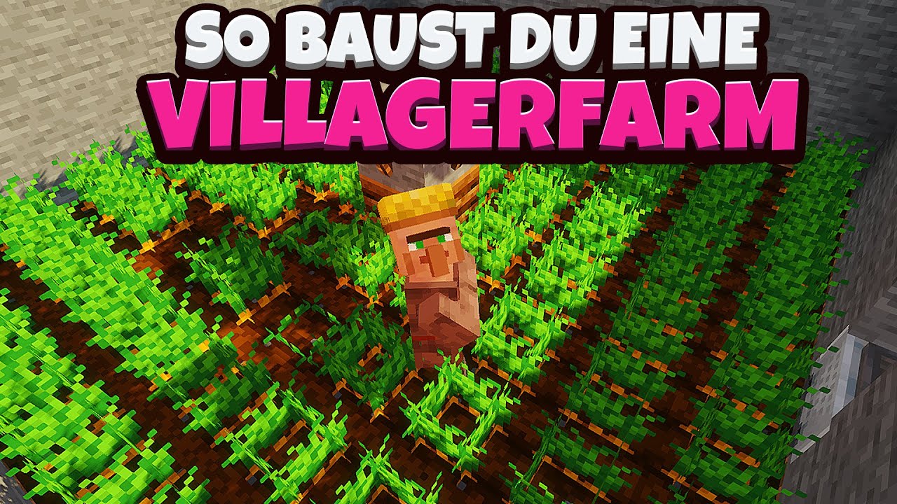 Minecraft - Villager Farm bauen (einfach und effizient) | 1.16  [Deutsch / German]