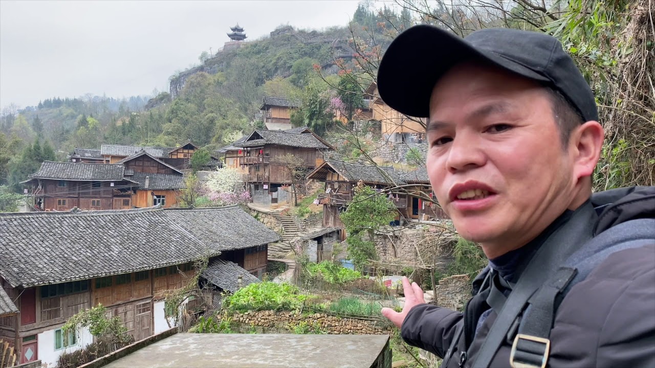 實拍一個偏避的古村落景點，非常冷清，村里大部分是老人小孩
