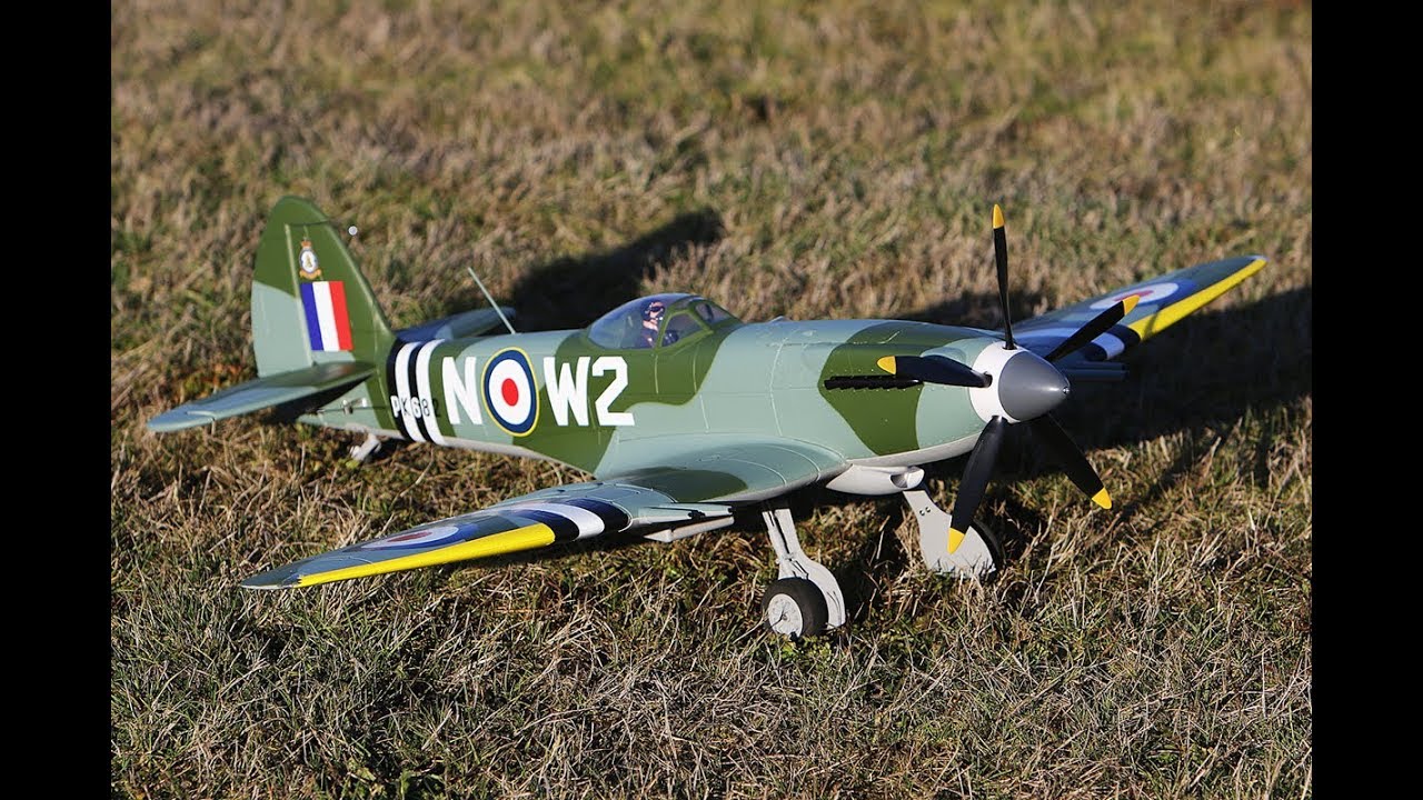 Hobbyking Durafly™ Supermarine Spitfire Mk24 V2 1100mm Flying 2!