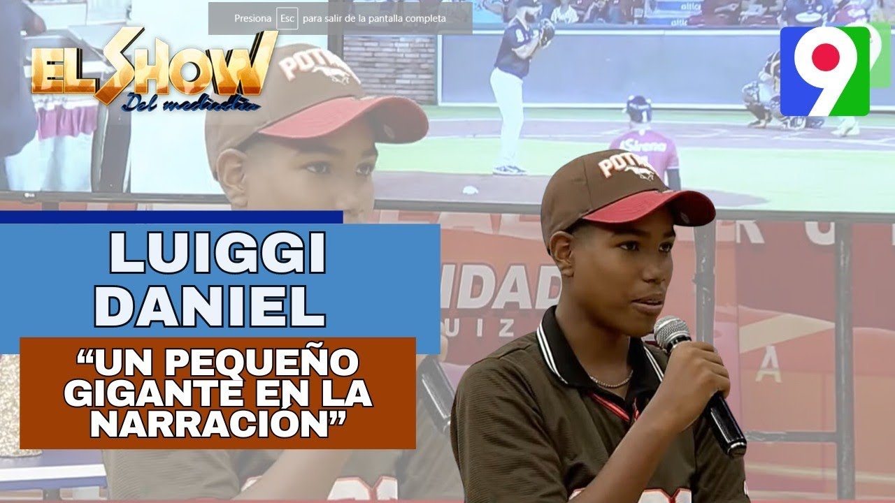 Luiggi Daniel “Un Pequeño Gigante en la narración” | El Show del Mediodía