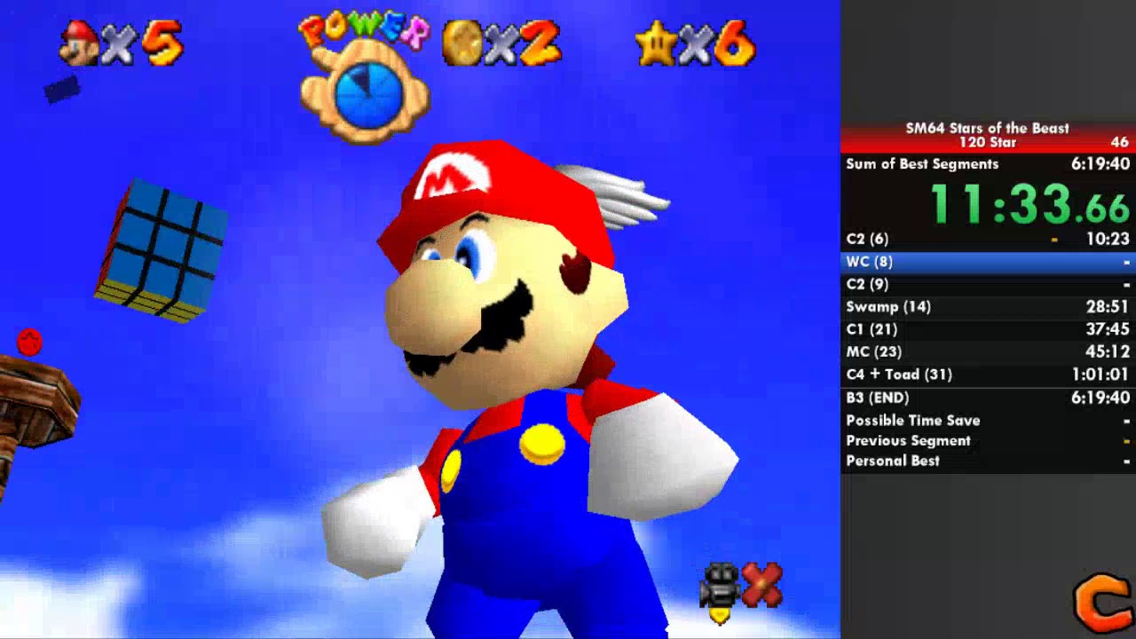 SM64 Stars of the Beast - 120 Star : 5:51:11