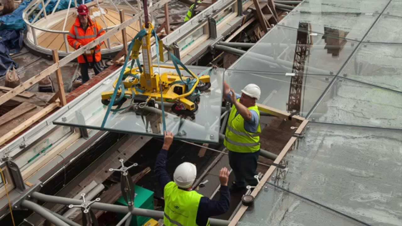 A giant glass jigsaw (Through the Roof 7)