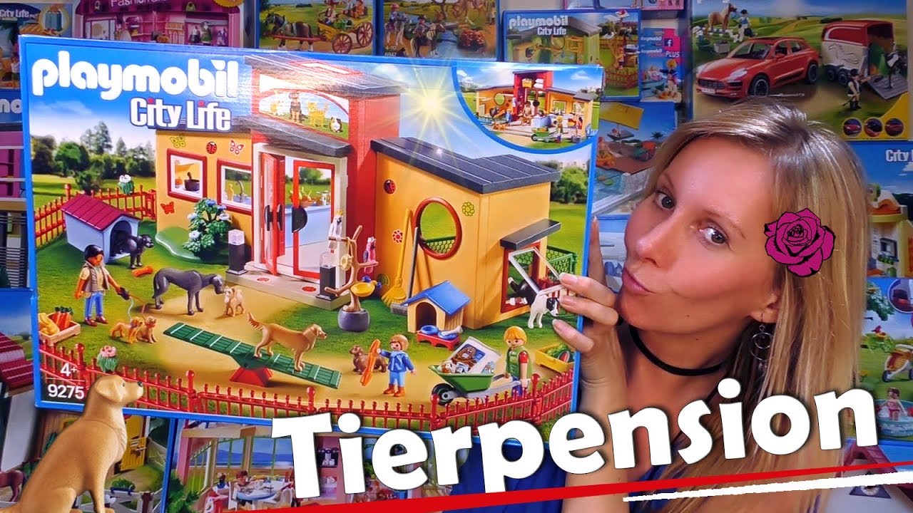 PLAYMOBIL Tierhotel Pf&ouml;tchen 🐶 Tierpension 9275 🐶 Hunde Unboxing