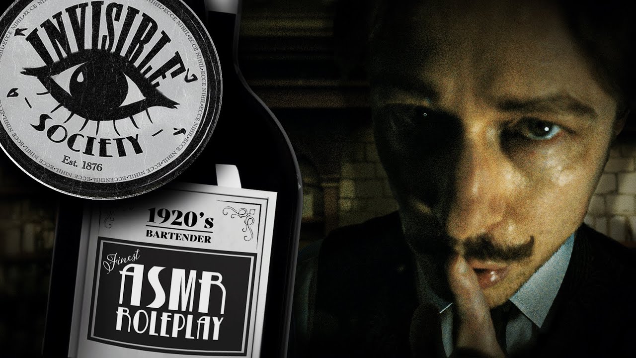 Secret Society Bartender ASMR Roleplay (1920s) | Whispered Invisible Sounds