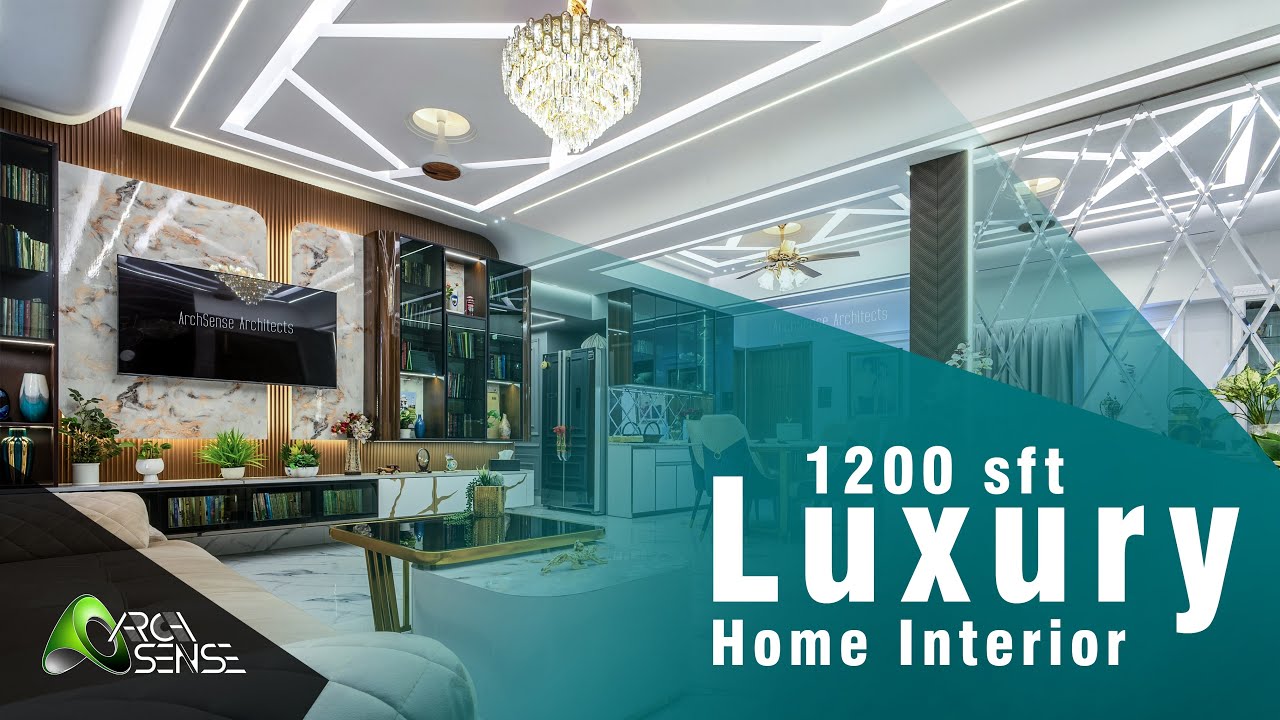 1200 sqft Luxury Home Interior Design in Bangladesh | by ArchSense Architects