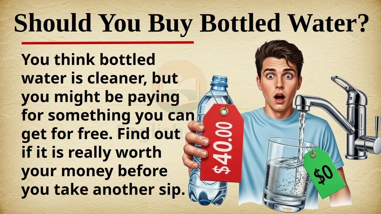 Should You Buy Bottled Water? || 💧🤔 Learn English Through Topic Level 2 || Graded Reader 🎧