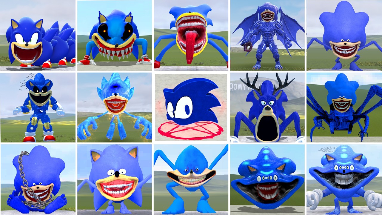 ALL SHIN SONIC TAPES FAMILY VS ALL SEA EATER, GOD CATNAP FAMILY EPIC BATTLE in Garry's Mod!