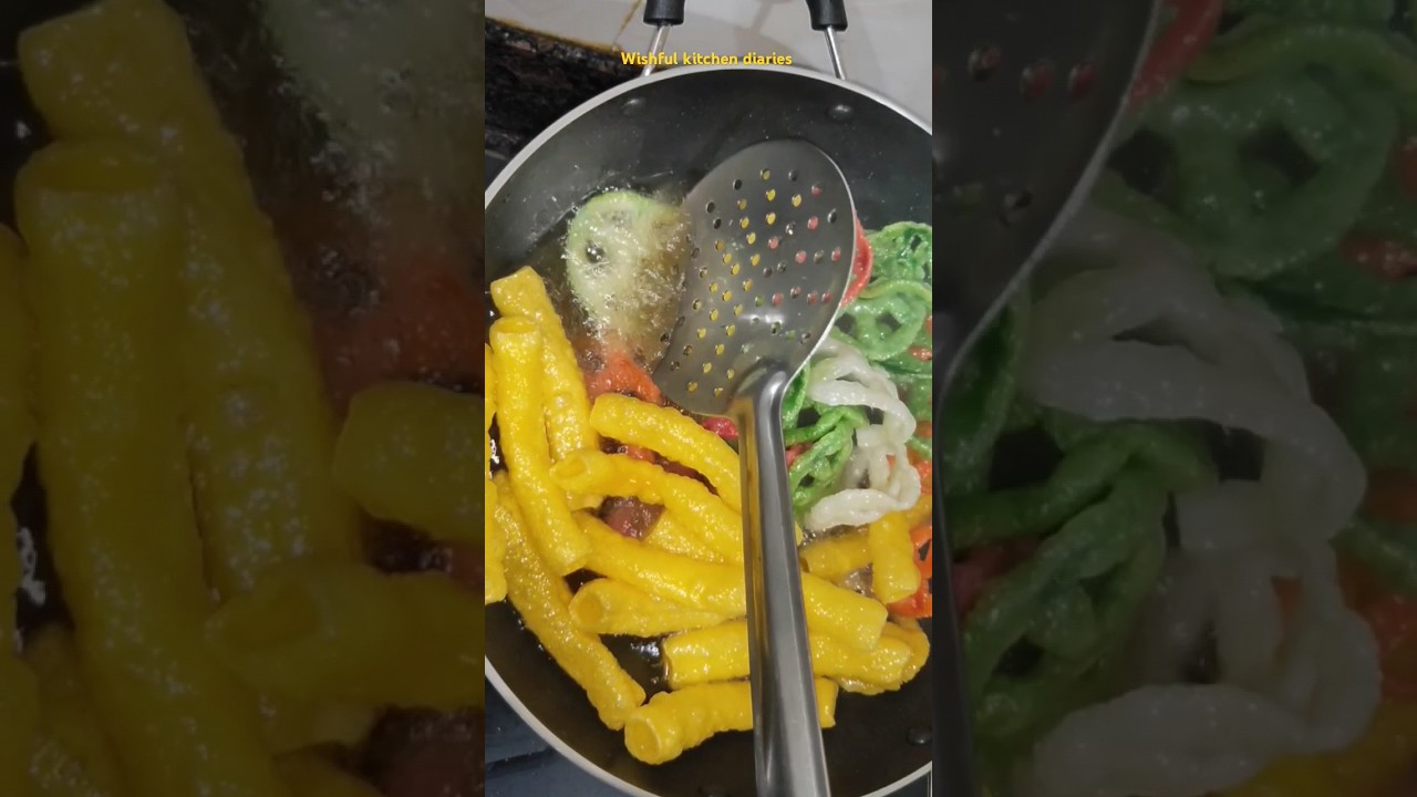 Crispy Fryums Recipe #shorts #recipe #wishfulkitchendiaries
