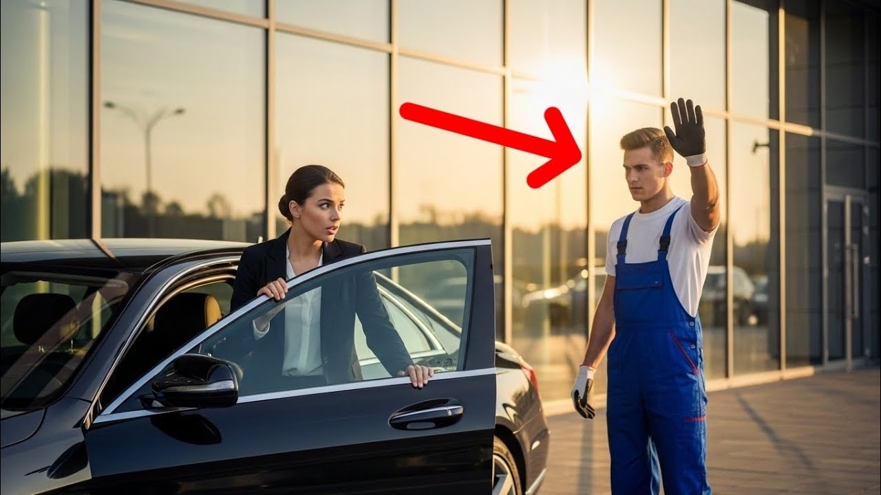 Padre Soltero Conserje Gritó “¡No Subas Al Auto!” — Lo Que El CEO Hizo Después Sorprendió A Todos