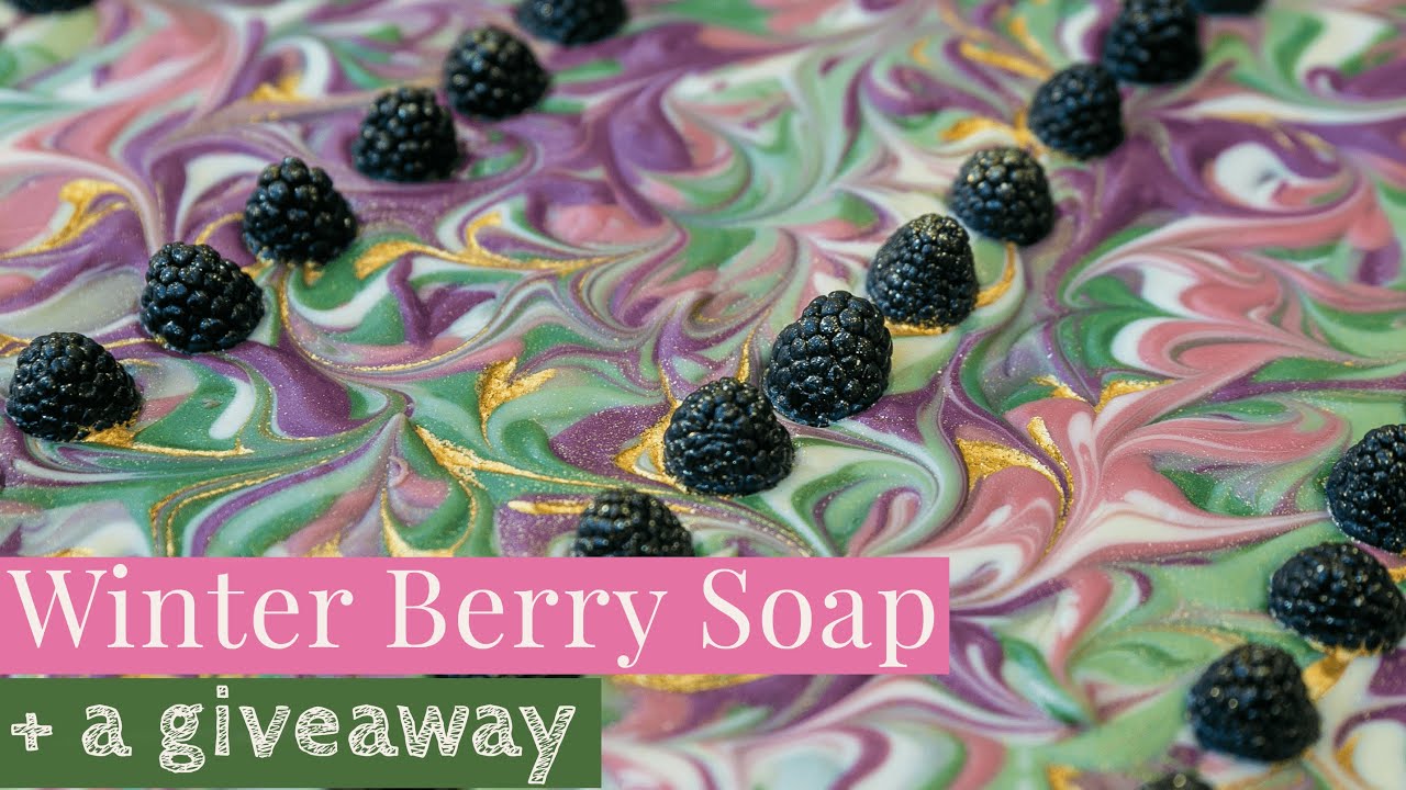 Winter Berry Soap Making + Giveaway | Royalty Soaps