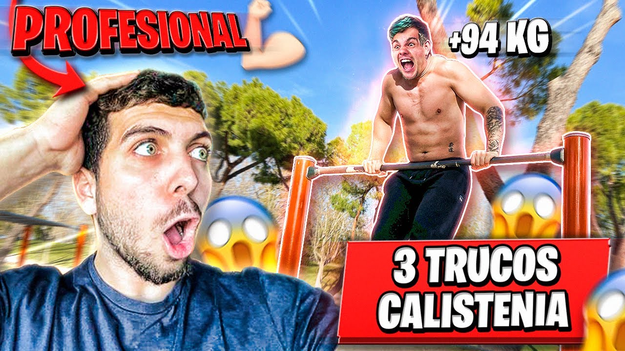 PROFESIONAL me ENSEÑA 3 TRUCOS de CALISTENIA en 1 DIA!! 💪 | Probando TODOS los DEPORTES #6