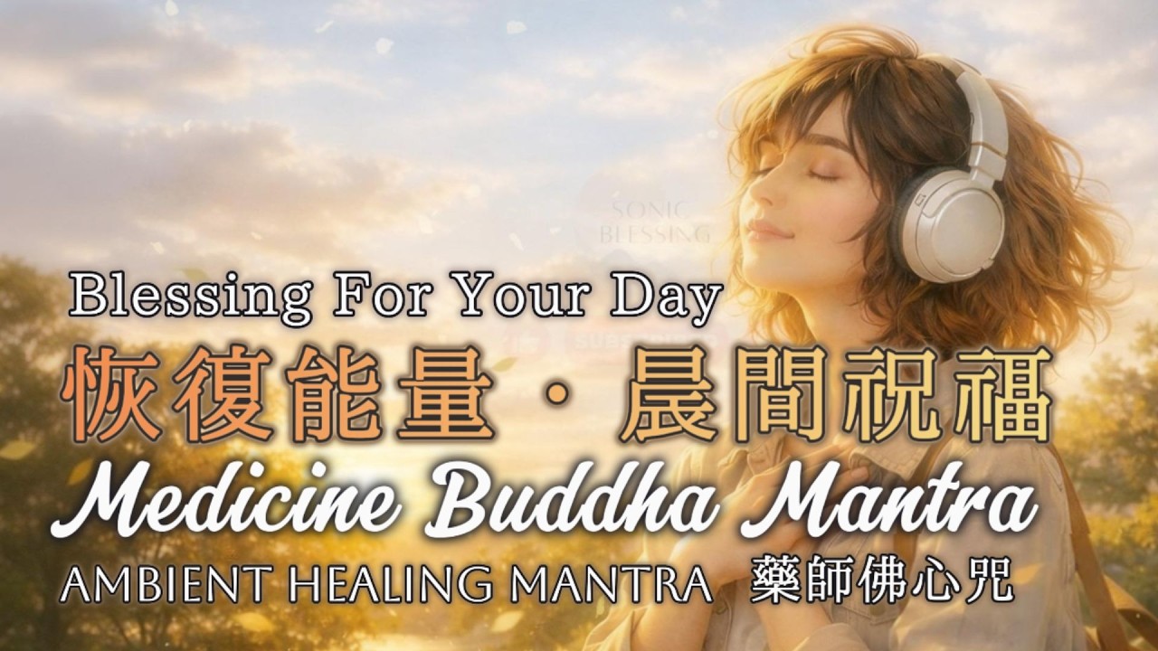 【藥師佛心咒 Medicine Buddha Mantra】恢復能量｜重新開始・迎接健康的一天｜Morning Healing Mantra