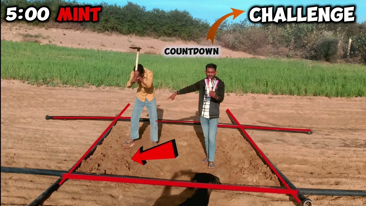 5 मिनट में जमीन खोदो ओर जीतो 5000 रुपए 🤑 He Lost The Challenge !! इसके पसीना आ गया ?