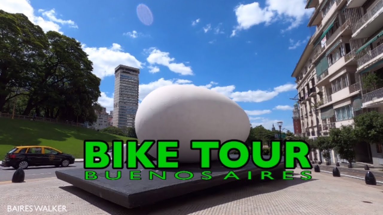 [4K] Buenos Aires Bike Tour - Recorrido en Bicicleta /  Buenos Aires - Argentina