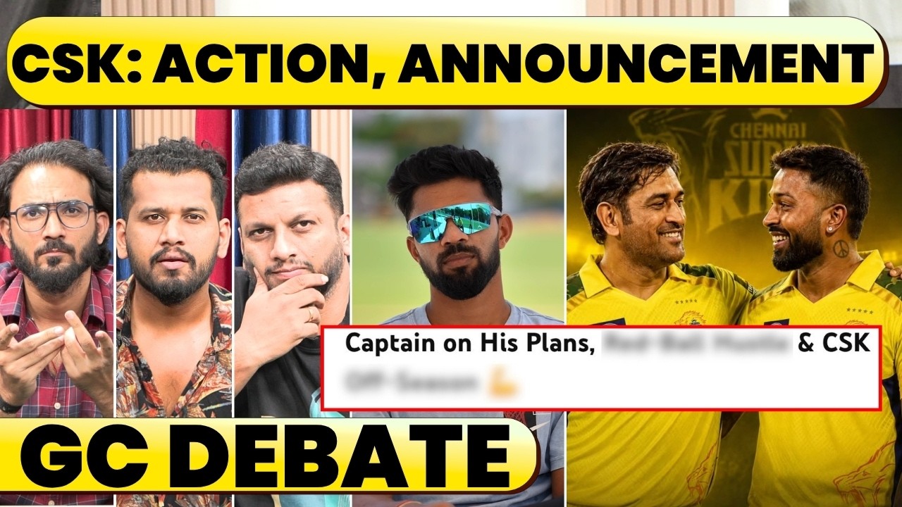 🔴CSK MAKES IT OFFICIAL WITH RUTURAJ INTERVIEW & RETENTION STRATEGY. DECISION ON COACH NEXT.