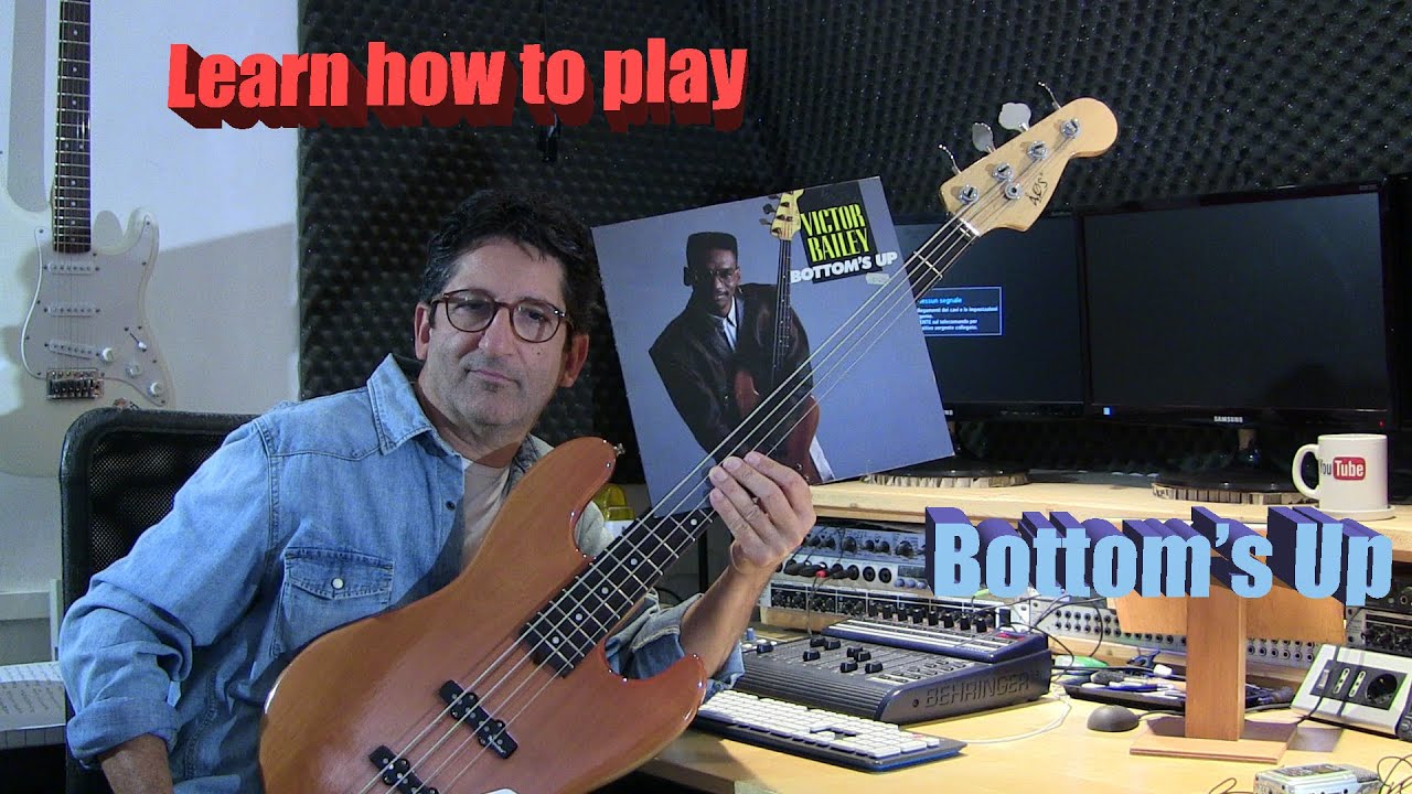 BOTTOM'S UP - Victor Bailey Bass Cover and Tutorial