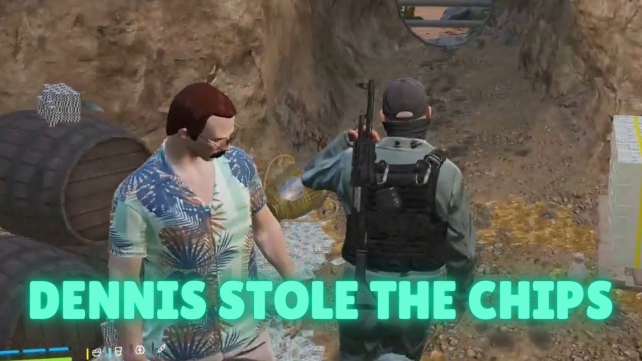 Chang Gang Hunt Dennis & Cops at Aircraft