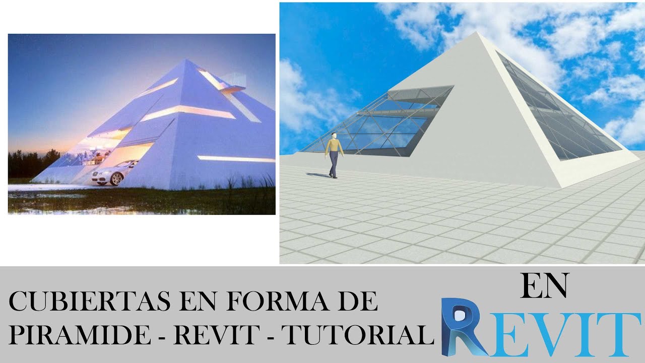 COMO HACER CUBIERTA EN FORMA DE PIRAMIDE REVIT - TUTORIAL