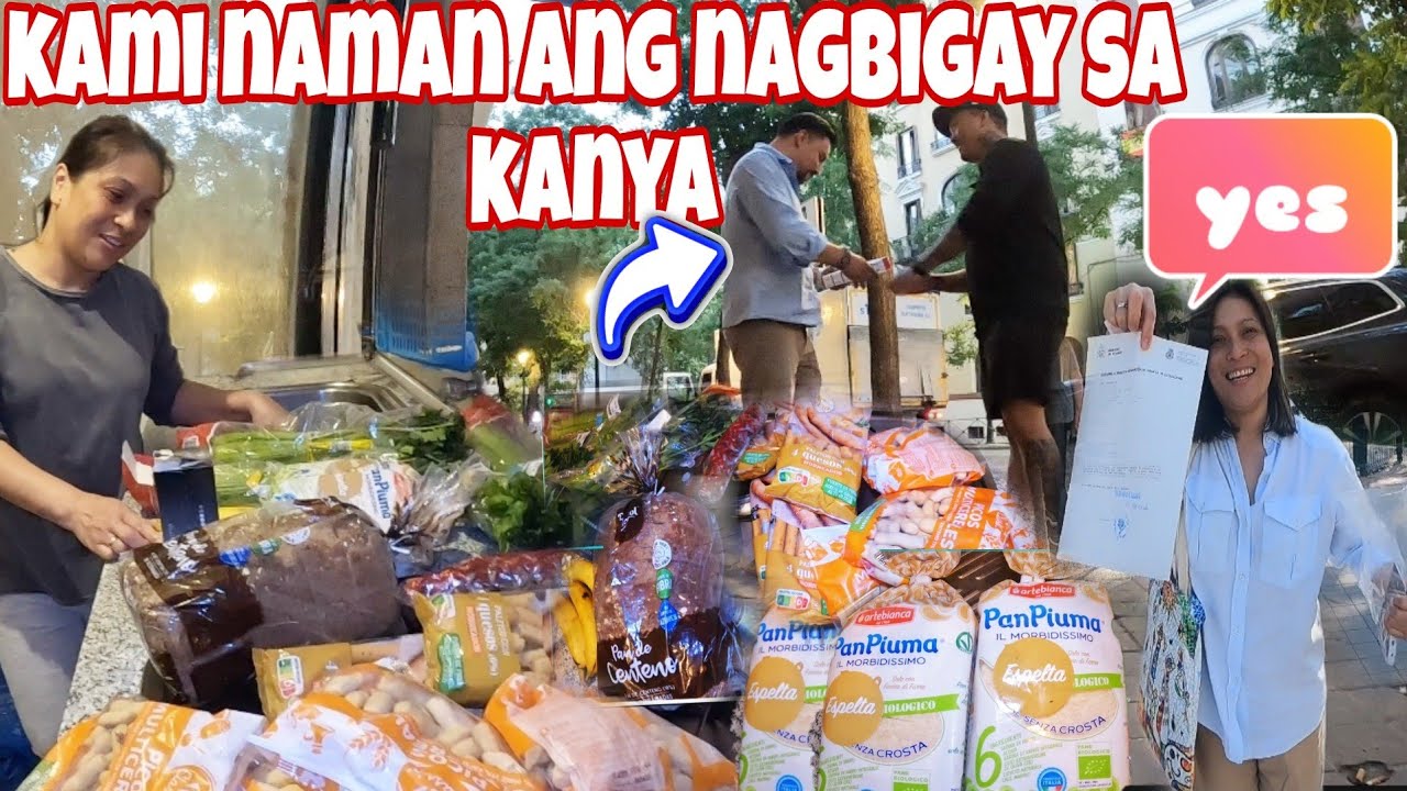 Dumpster Diving Spain🇪🇸 | Kami naman ang nagbigay grabe ang tuwa nya