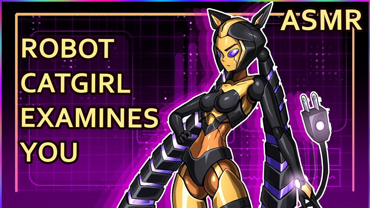 Robot Catgirl Examines and Mind-Links With You | ASMR | Cyborg Listener |  [sci-fi] [ear cleaning]