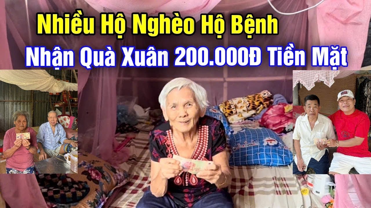 Đã trao xong tiền mặt cho những hộ nghèo, hộ bệnh. Kết thúc chương trình quà Xuân 2026 ạ.