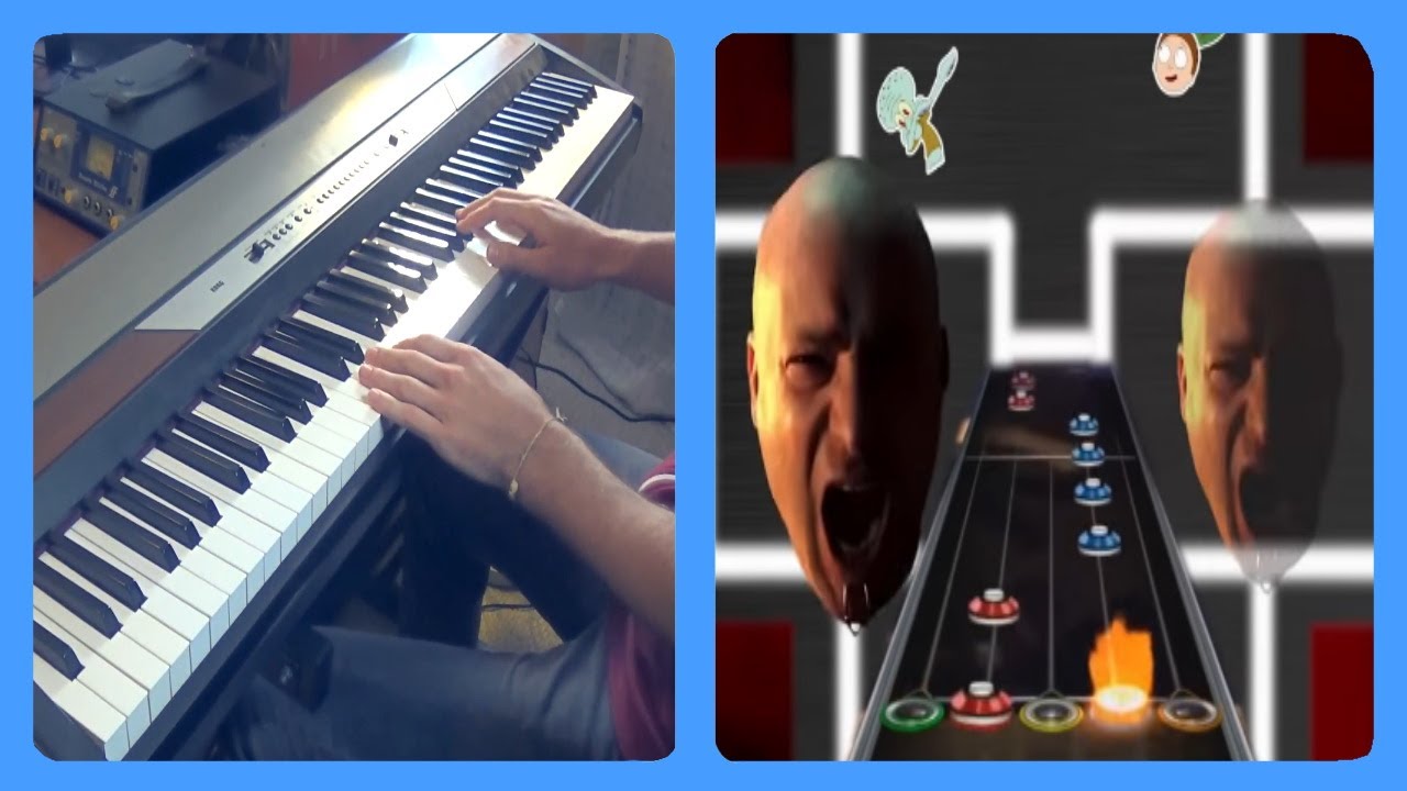Just ripping it on the piano to Through the Tables and Memes
