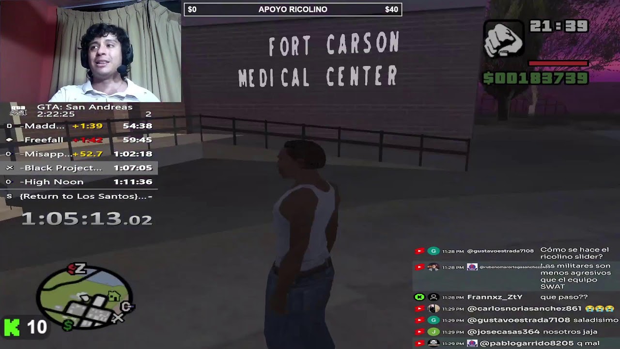 GTA SAN ANDREAS - Superando el record de speedrun NMG 24