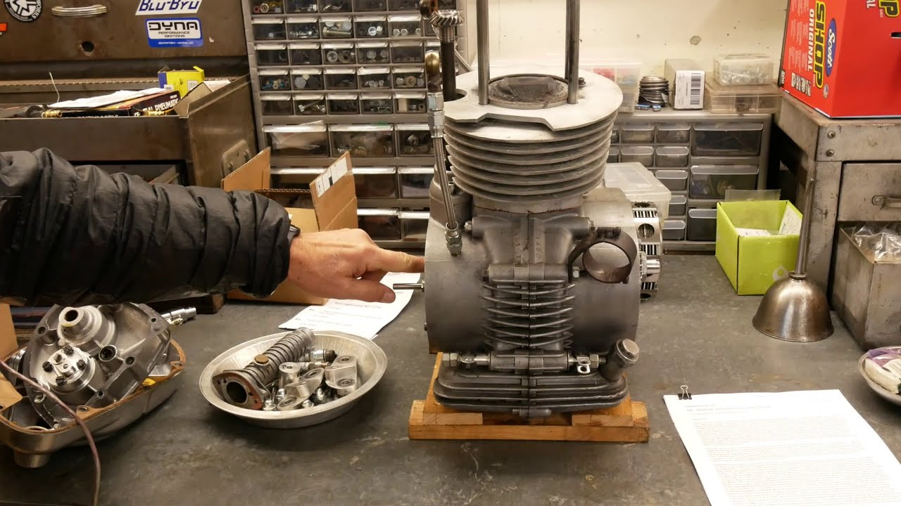 Vintage Ducati 500cc Racing Motorcycle: Desmo Bevel Gear Bearing Failure Pt1