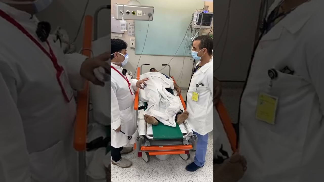تجربة فرضية بين صحة الطائف وهيئة الهلال الأحمر لمريض يعاني من جلطة دماغية