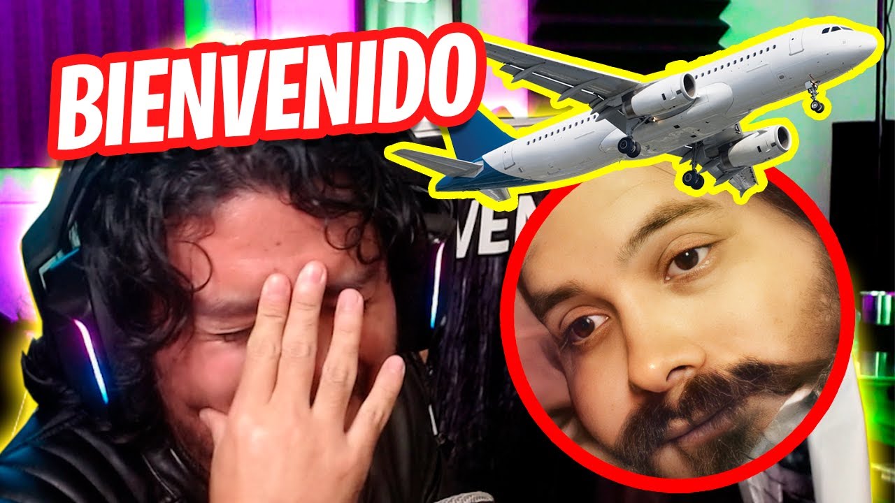 Imprimí en GIGANTE el MEME de @rockomano  y lo llevé al AEROPUERTO para recibirlo