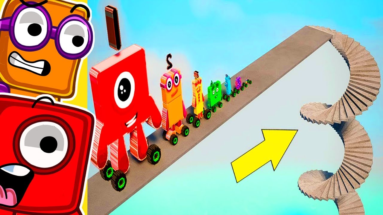 Numberblocks CAR Race!