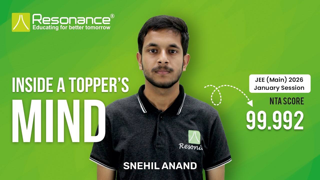 Snehil Anand Explains How He Achieved It !! || JEE Main 2026 Result Achiever.