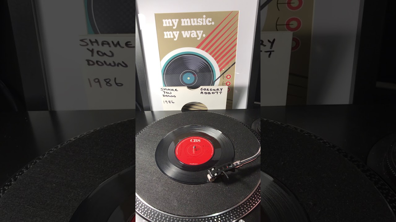 Gregory Abbott - Shake You Down ( Vinyl 45 ) From 1986 .