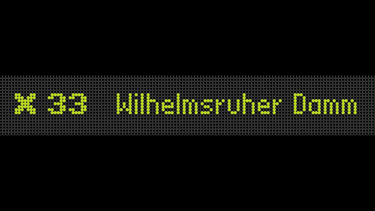 Berlin BVG Linie X33 Galentrasse Richtung Wilhemsruher Damm
