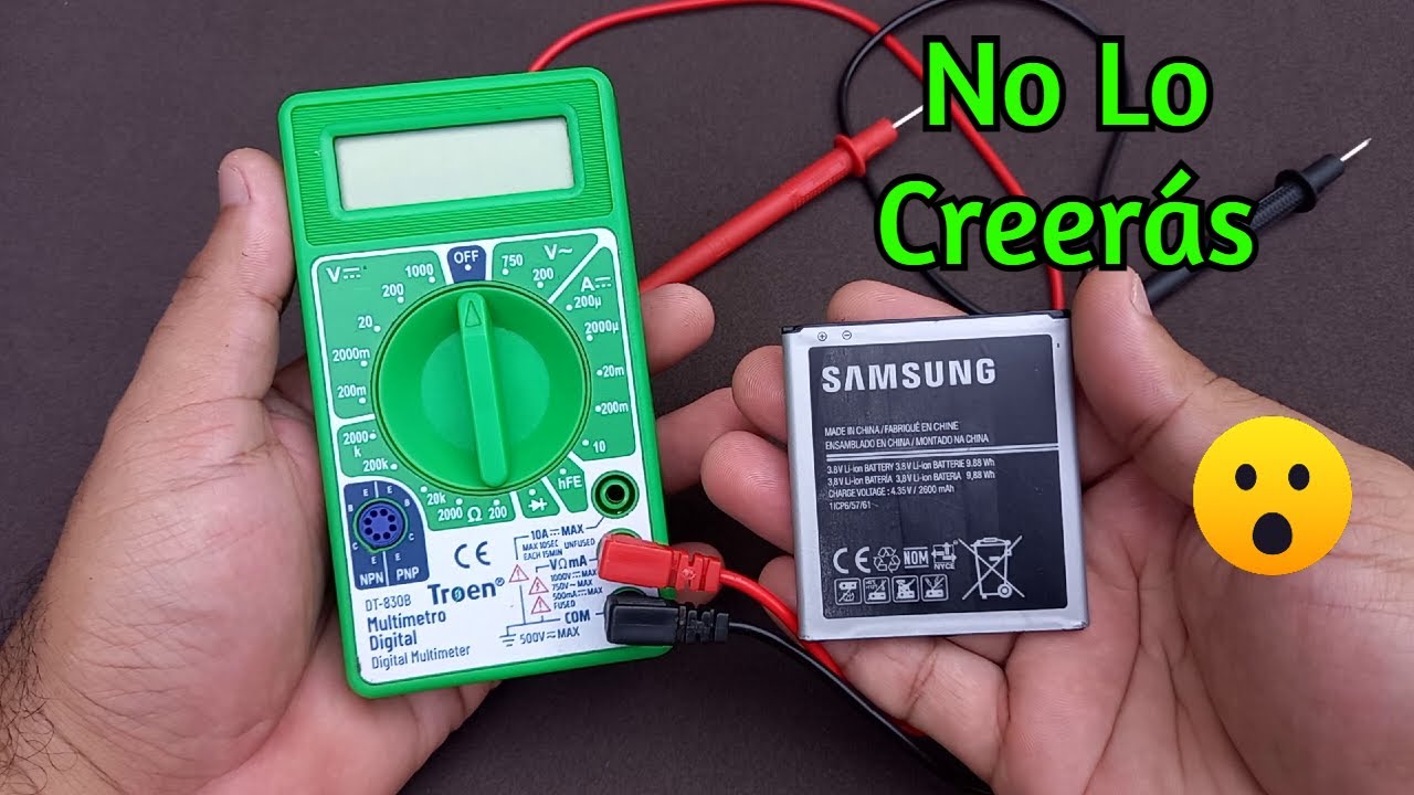 Como Adaptar Bateria A Tester o Multimetro DT-830B