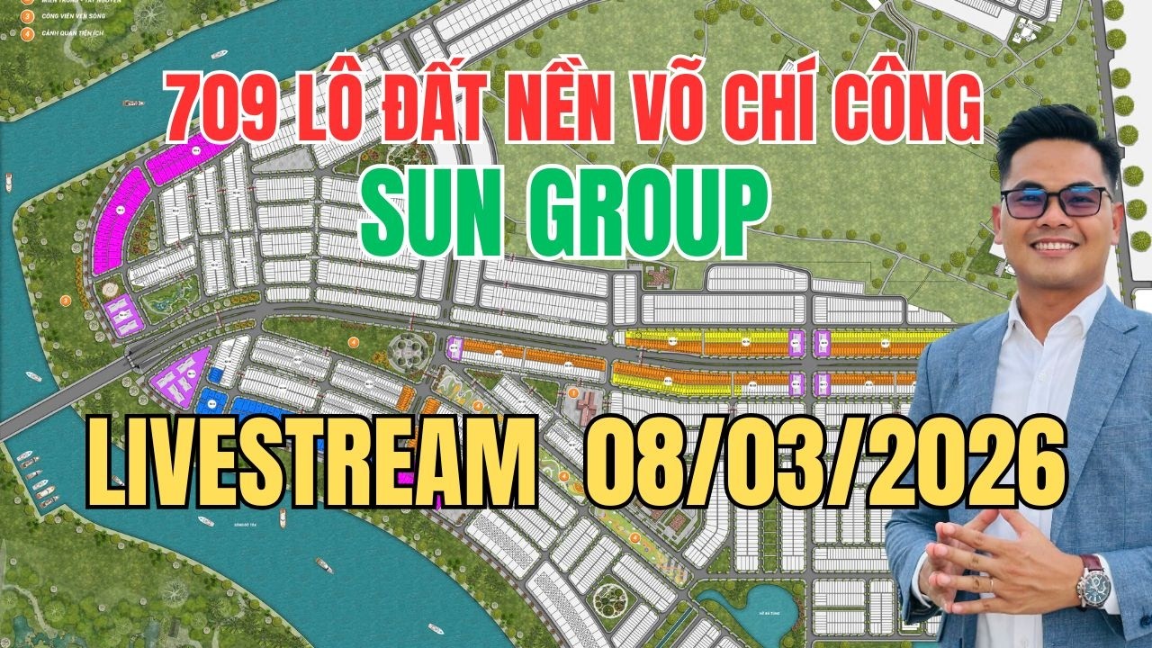 Livestream 08/03/2026 | Đất Nền V&otilde; Ch&iacute; C&ocirc;ng - Ho&agrave; Qu&yacute; - Đ&agrave; Nẵng ĐANG TRỞ TH&Agrave;NH Cơ Hội Đầu Tư V&agrave;ng